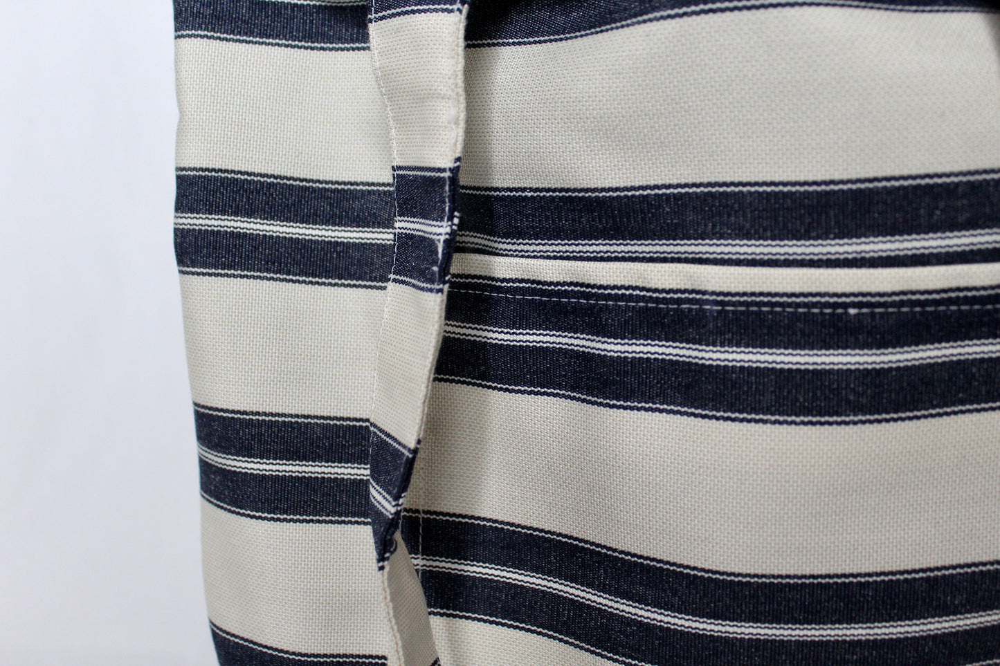 Navy Striped Nautical Everyday Tote