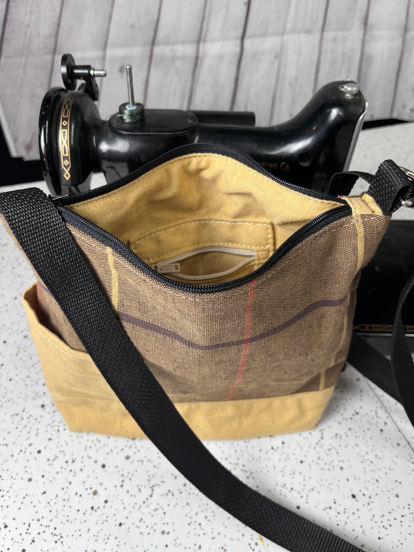 Upcycled Fabric Crossbodies