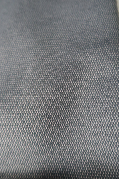 ReTexStyled Patio Pillows Blue Stripe with Gray Backing