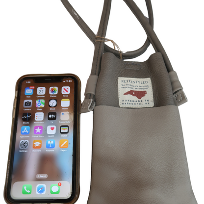 Upcycled Leather Phone Case