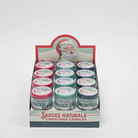 3.5oz Santa's Natural Mini Assorted Candle